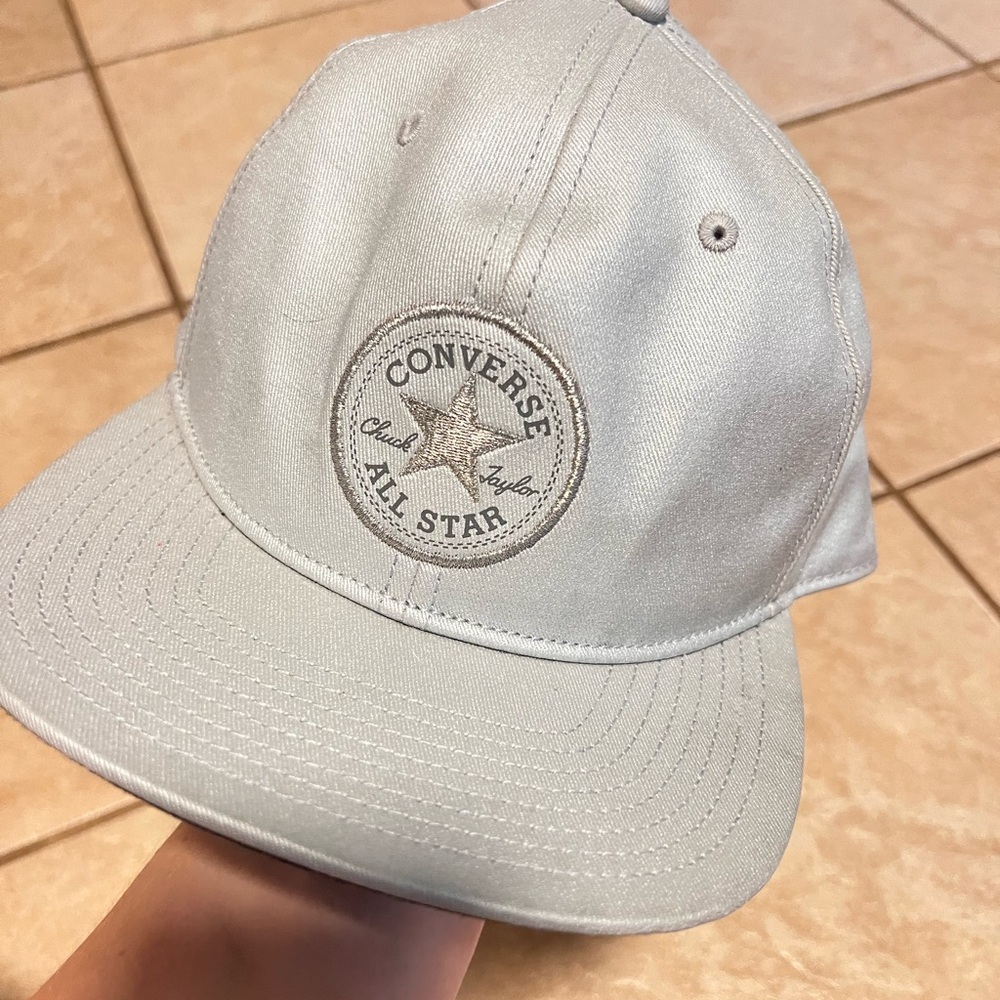 Converse All Star Silver Cap